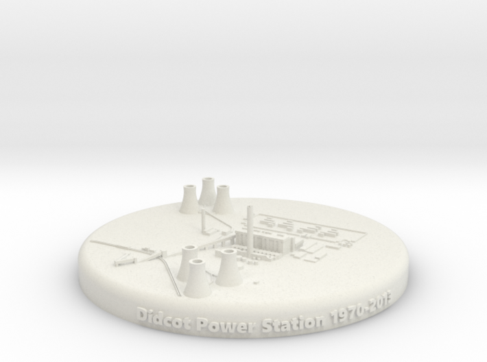 Didcot Power Station 1:15000 3d printed