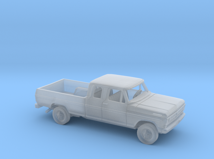 1/160 1970-72 Ford F-Series Ext.Cab Reg Bed Kit 3d printed