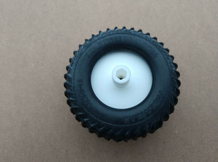 Cox Bug-Buggy Rear Wheel Outer Hub 3d printed 