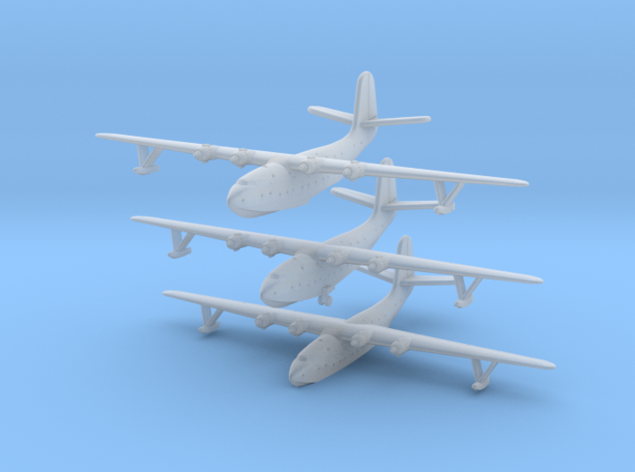 Martin JRM1 Mars Set of Three in 1/1250 & 1/1200th 3d printed Martin JRM1 Mars in 1/1250 scale by CLASSIC AIRSHIPS