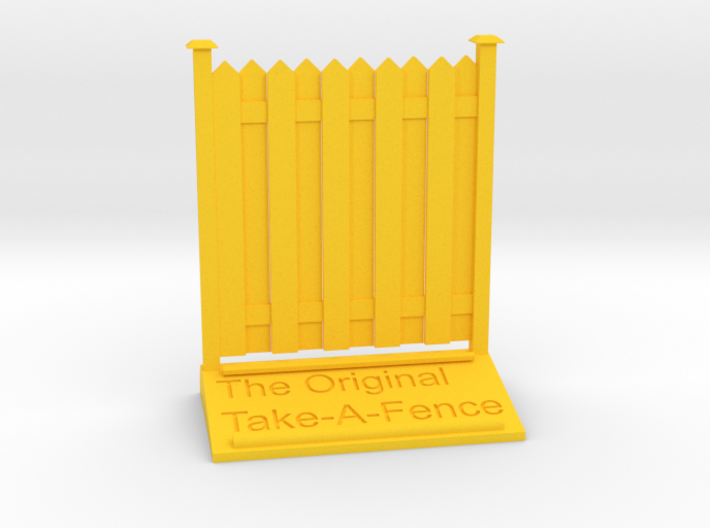 The Original Take-A-Fence: The Upright Citizen 3d printed 