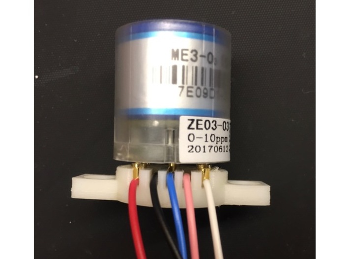 Winsen (ZE and ME series) gas sensor solderless 3d printed 