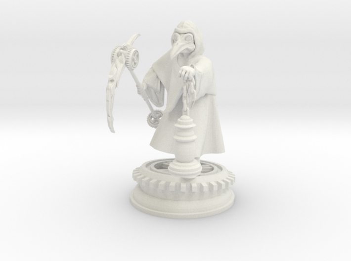 Plague doctor 28mm Base 3d printed