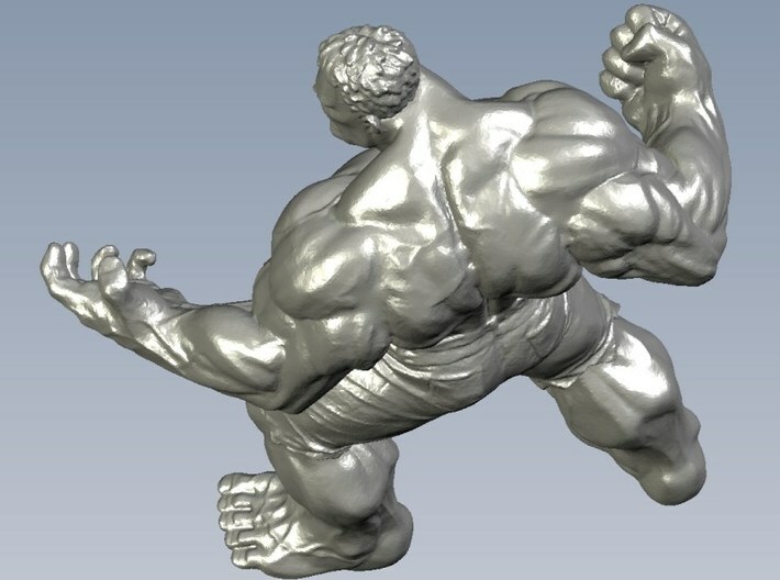 55mm Incredible Hulk figure 3d printed 