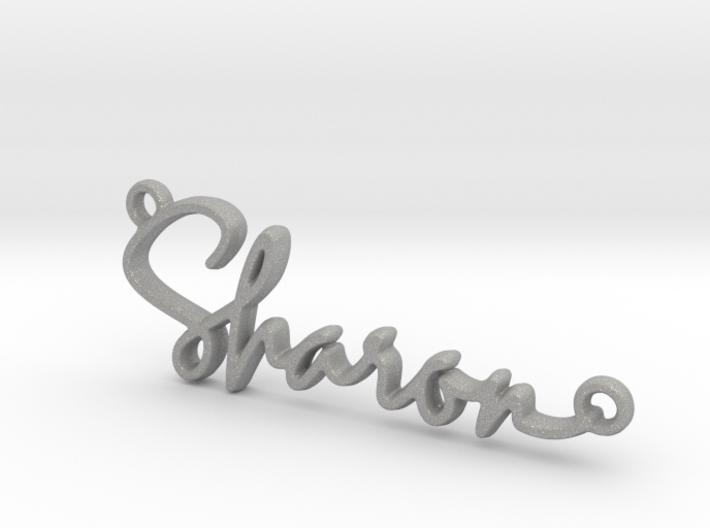 Sharon Script First Name Pendant 3d printed