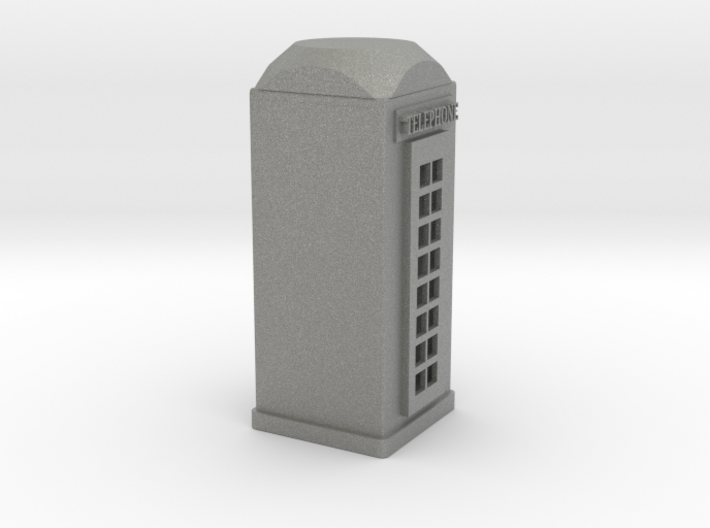 O Scale Telephone Booth 3d printed This is a render not a picture
