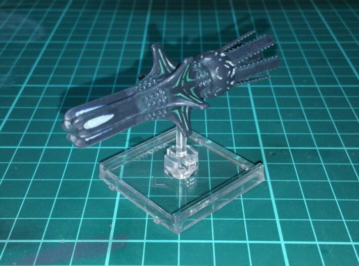 V'ger 1/1000000 Attack Wing 3d printed Painted miniature.
