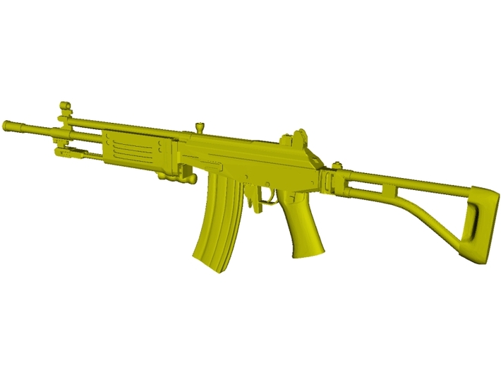 1/15 scale IMI Galil ARM rifle x 1 3d printed