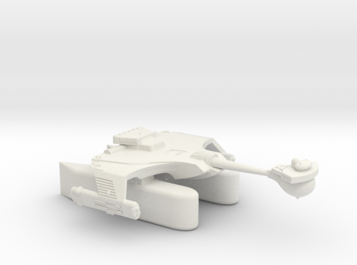3788 Scale Romulan KRT Fleet Tug with Klingon Pods 3d printed