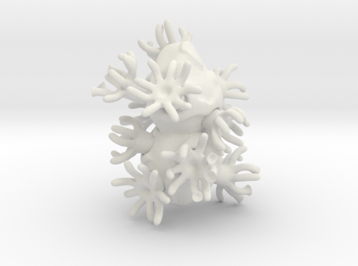 Flying Polyp Colony 3d printed 