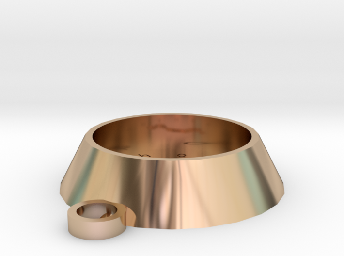 Puppy bowl pendant 3d printed