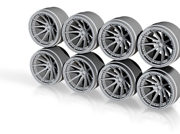 MX-2 9-0 Hot Wheels Rims 3d printed