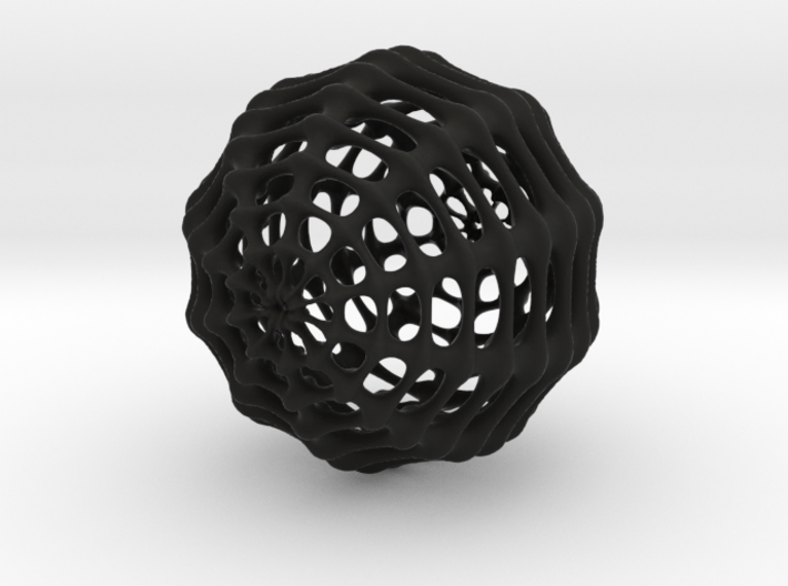 Skeletal Sphere 3d printed