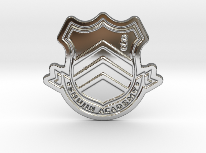 Persona 5 Shujin Academy Badge 3d printed