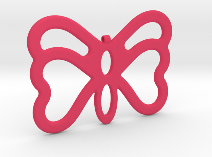 Butterfly Pendant / Necklace-23 3d printed