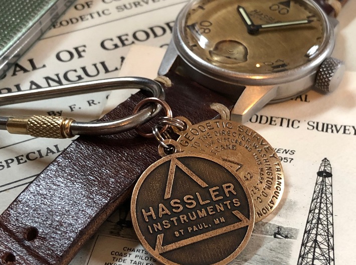 Hassler Instruments Keychain 3d printed