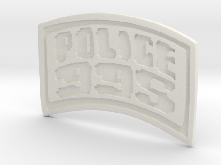 POLICE-995-badge (Uniform) 3d printed