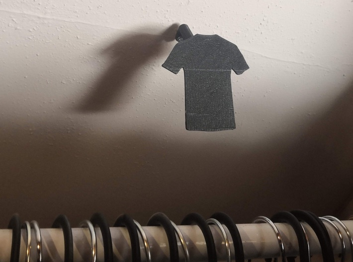 Short Sleeve T-Shirt Wardrobe Display Identifier 3d printed 