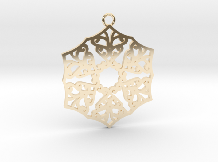 Ornamental pendant no.3 3d printed
