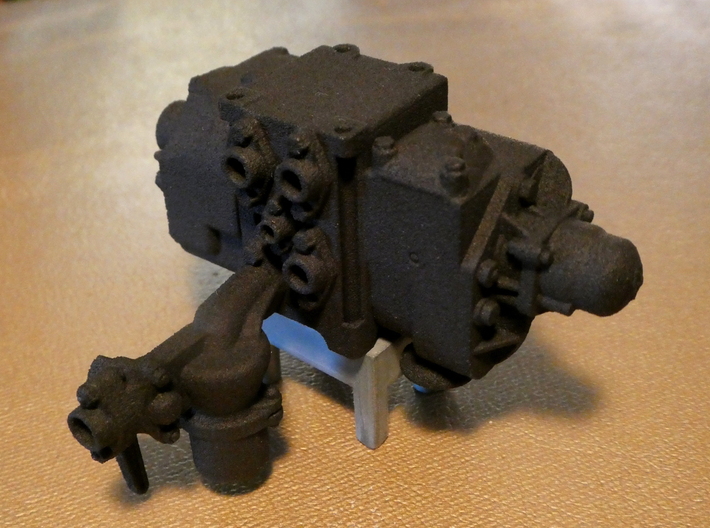 1/8 Scale AB Brake System Set 3d printed The AB valve includes an attached air filter.