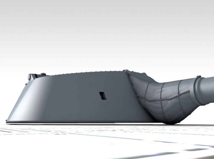 1/192 HMS Furious 18"/40 MKI Gun w. Blast Bag x1 3d printed 3D render showing product detail