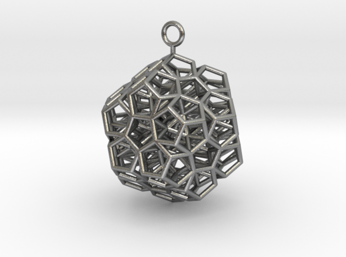 Level 2 Sierpinski Dodecahedron earring (medium) 3d printed