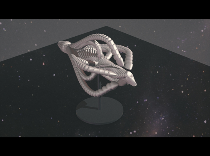 Spaceship - Alien Cruiser 3d printed 