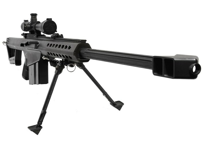 1/24 scale Barret M-82A1 / M-107 0.50" rifles x 2 3d printed 