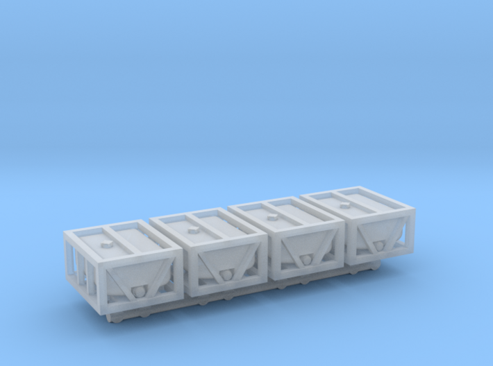 1/87 Scale Water/Liquid Crates x4 3d printed