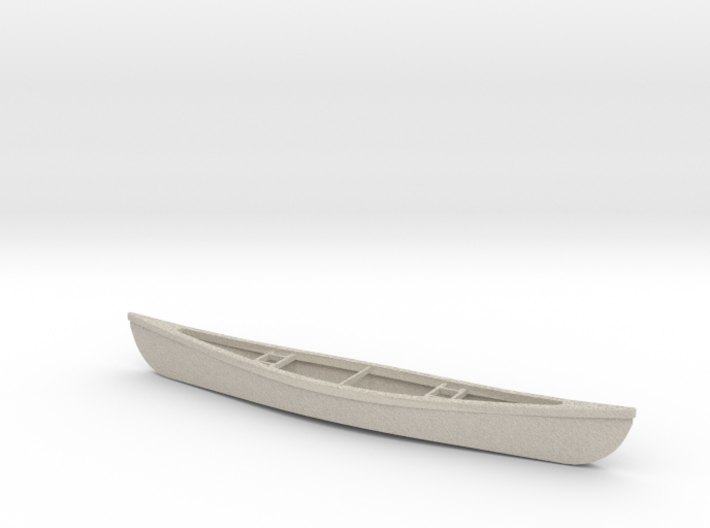 1/24 Scale 18 Ft Canoe 3d printed