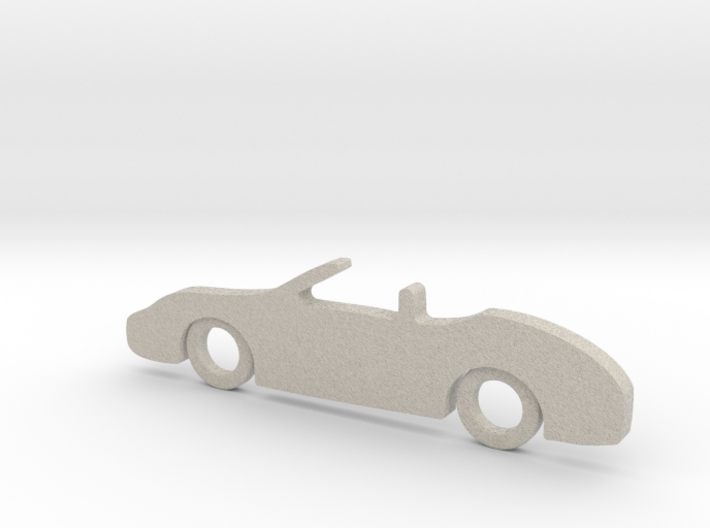 Classic Car Necklace-56 3d printed