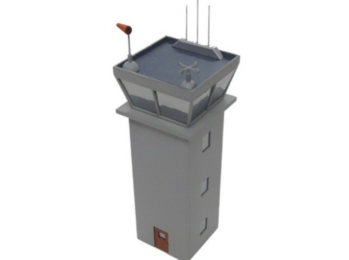 Airport Tower Control Room 3d printed Tower Base & Roof Accessories sold separately