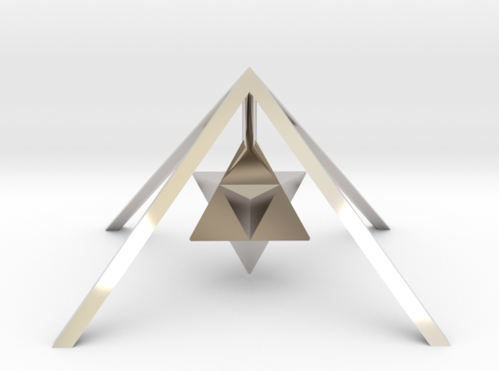 Golden Pyramid Star Tetrahedron 3d printed