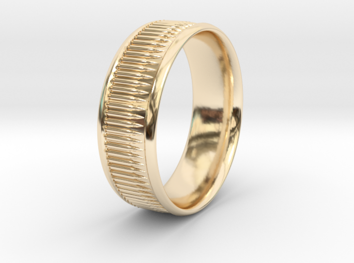 Bullet Belt Ring - multiple sizes available 3d printed