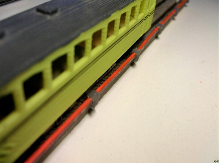 Stromschiene Conductor rail 1:160 Spur N Scale 3d printed Carril conductor