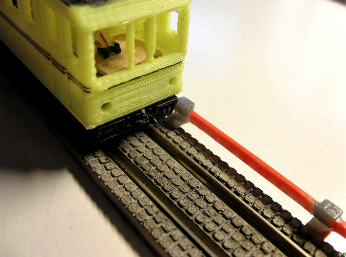 Stromschiene Conductor rail 1:160 Spur N Scale 3d printed Carril condutor