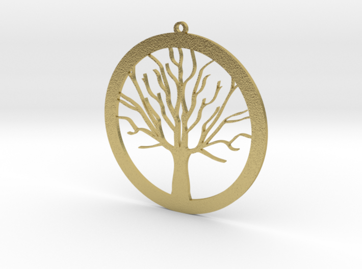 Tree Pendant 3d printed