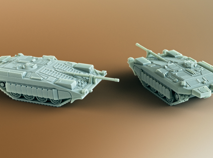 Stridsvagn 103 (Strv 103) S-Tank Scale: 1:285 3d printed