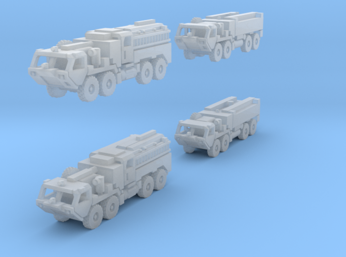 HEMTT Fire Fighting Convoy 1/350  Scale 3d printed HEMTT Fire Fighting Convoy in 1:350 scale by CLASSIC AIRSHIPS