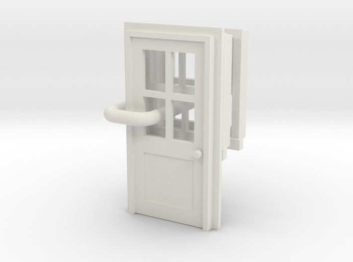 sittingbourne door and windows OO Scale 3d printed