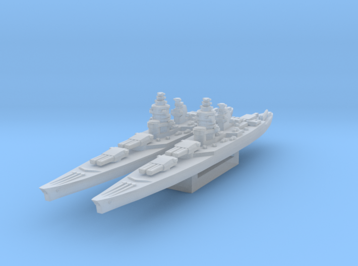Richelieu class battleship 3d printed