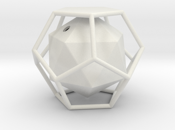 Dual Solids Dodecahedron-Icosahedron 3d printed