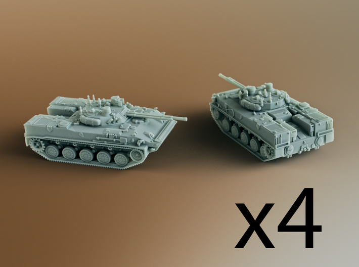 BMD-4 Infantry fighting vehicle (IFV) Scale: 1:285 3d printed