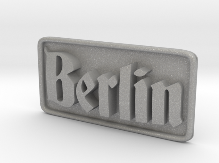 Berlin-DeutschG-Plate 3d printed