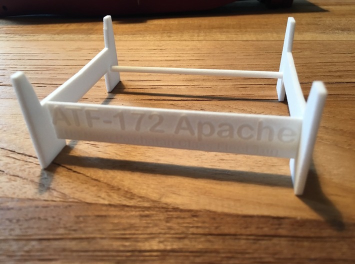 Apache fleet tug, display stand (1:200) 3d printed printed part