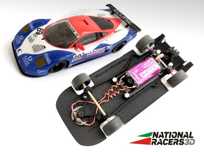 3D Chassis - Ninco Mosler MT900 R GT3 (Combo) 3d printed Chassis compatible with NINCO model (slot car and other parts not included)