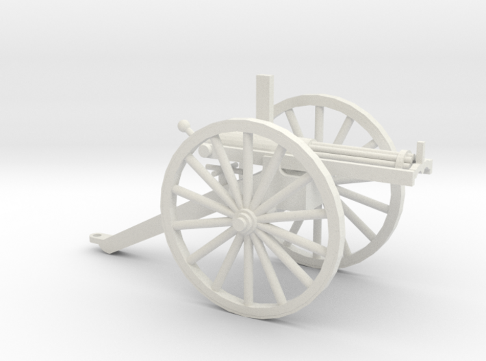 1/48 Scale Civil War Gatling Battery Gun 3d printed