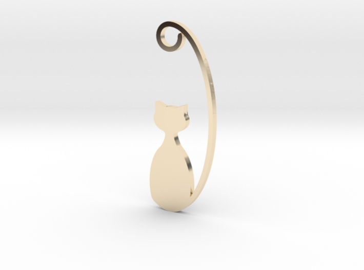 Cat pendant 3d printed