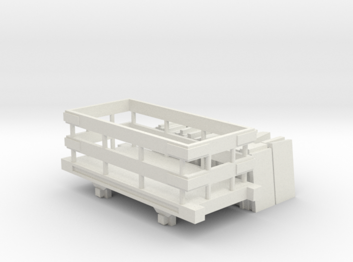 Bandai OO9 Scale Slate Truck and Load 3d printed