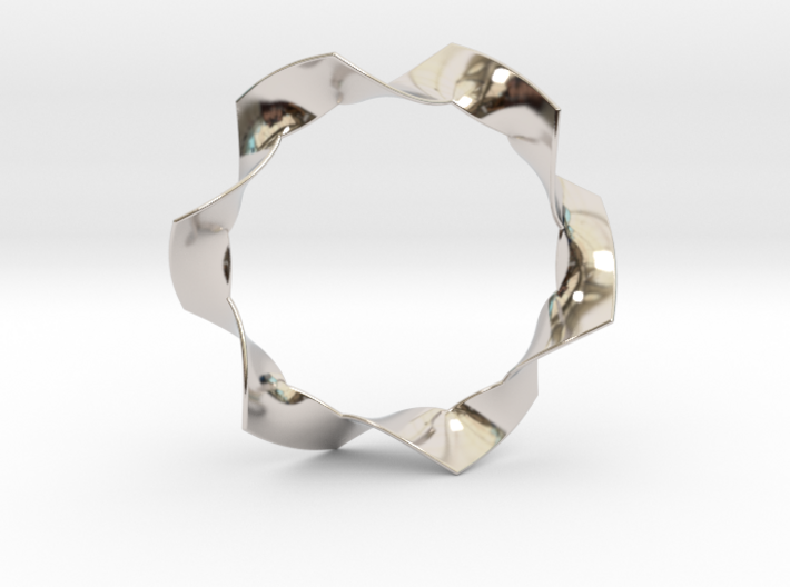 Folded Hexagram 3d printed